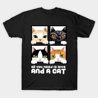 All You Need Is Love And A CAT T-Shirt